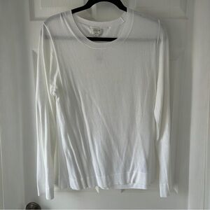Teddie White Crew Neck Sweater